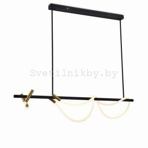 Светильник светодиодный подвесной 2314-DW SAND BLACK+BRASS