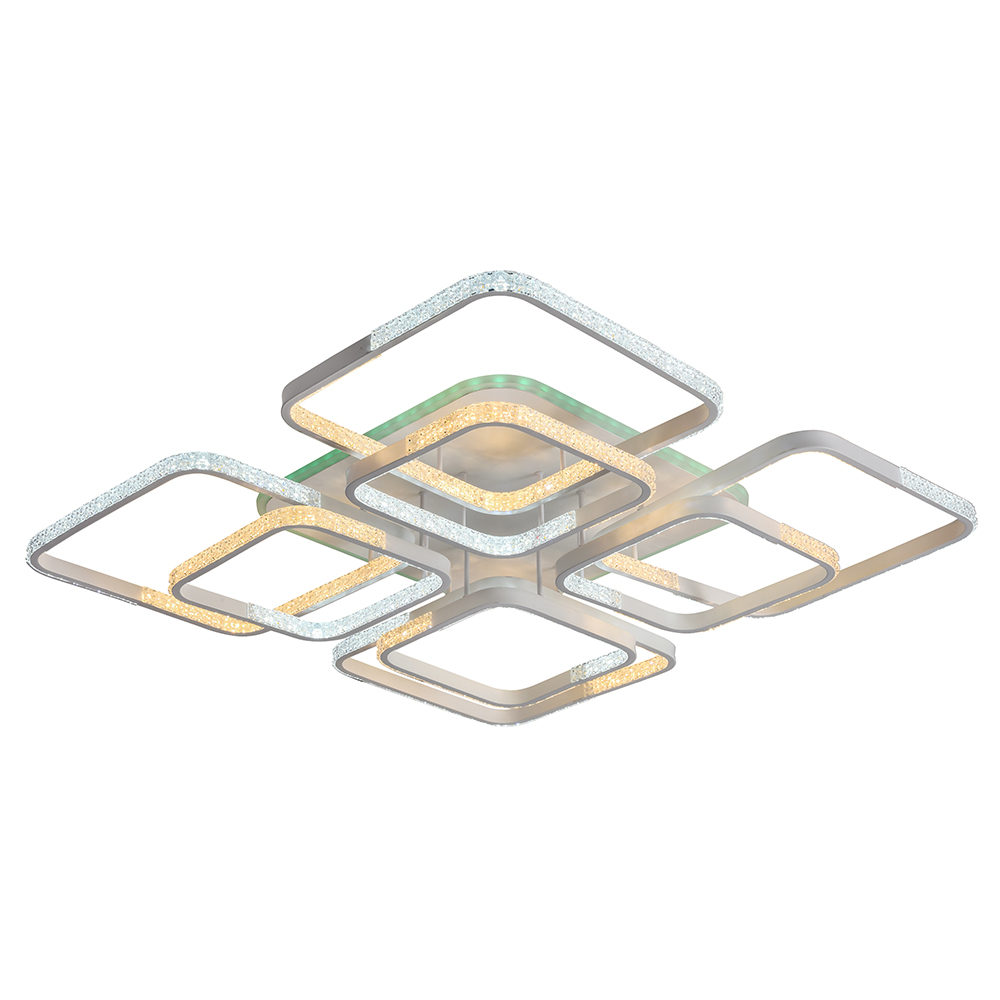 Светильник светодиодный 8026/4+4 WHT B 288W+14W RGB