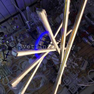 Светильник светодиодный 7674/6А BK+GD