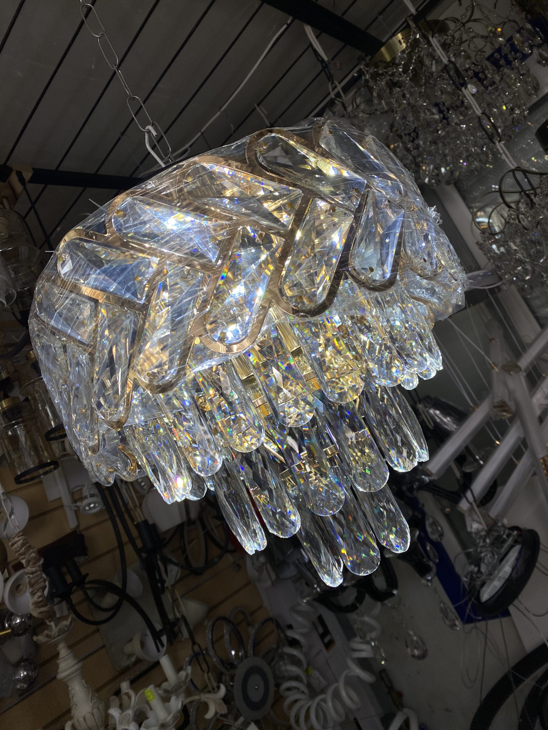 Люстра хрустальная 1983/6+4 GD — изображение 3