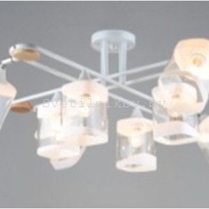 Люстра классическая 5079/8 WT+WOOD