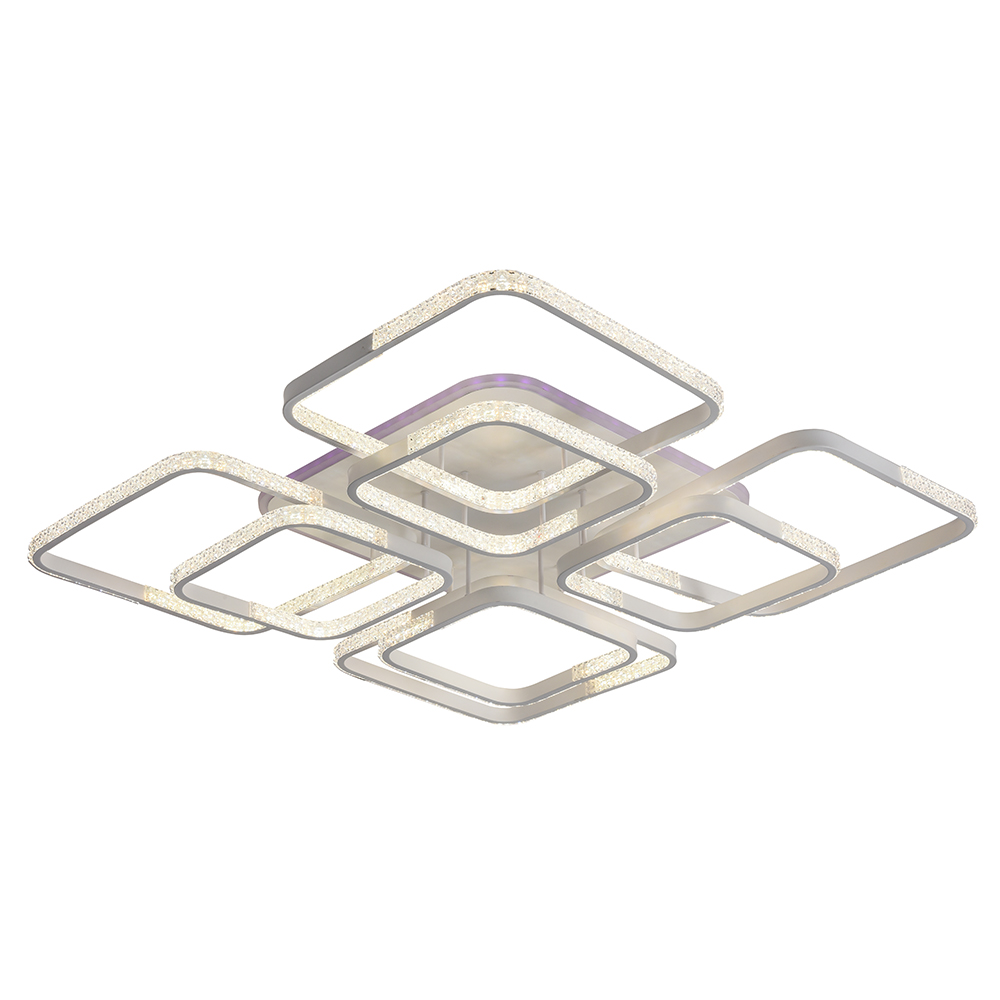 Светильник светодиодный 8026/4+4 WHT B 288W+14W RGB-3