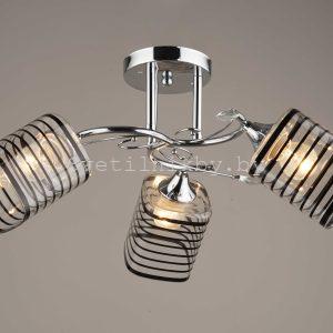 Люстра классическая 3695/3 CR+BK