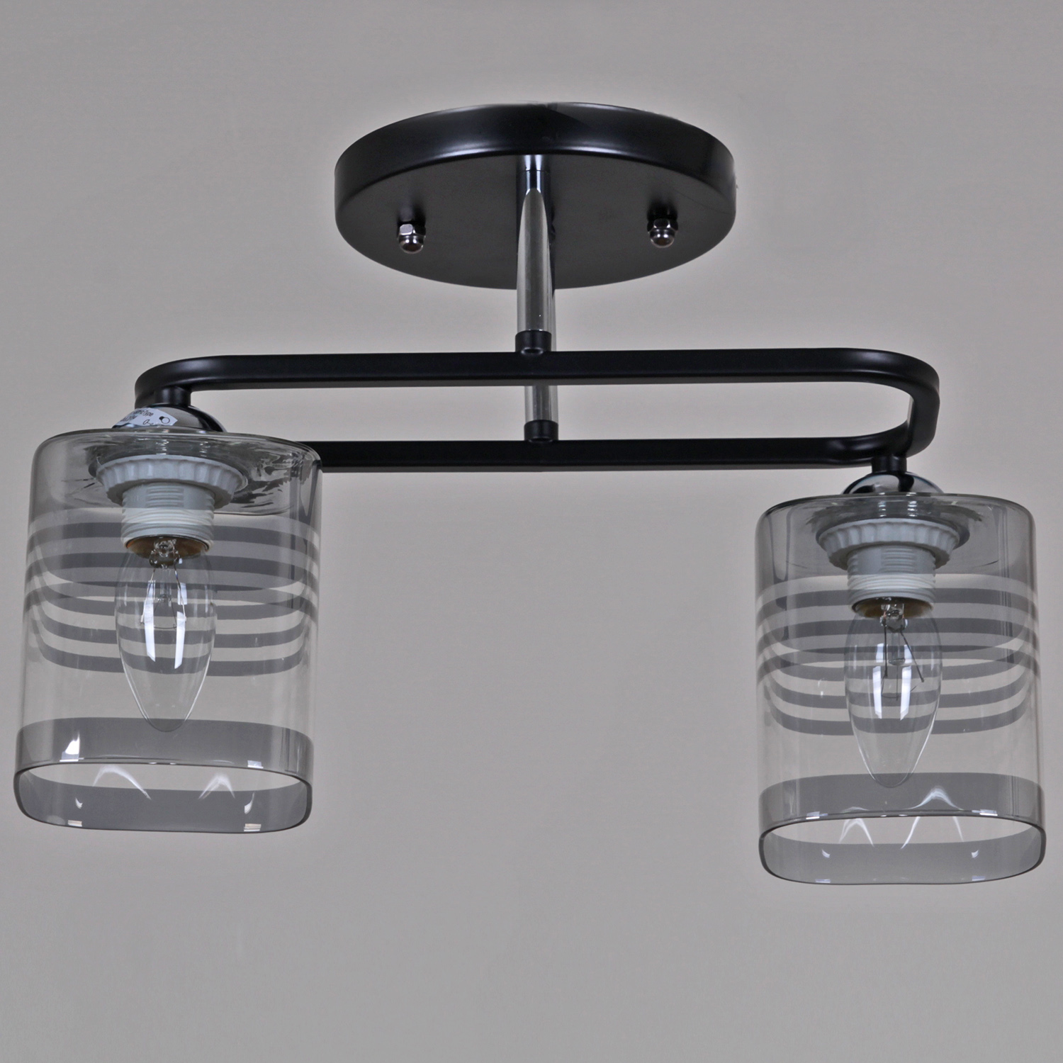 Люстра классическая 70209-0.3-02 BK+CR_2