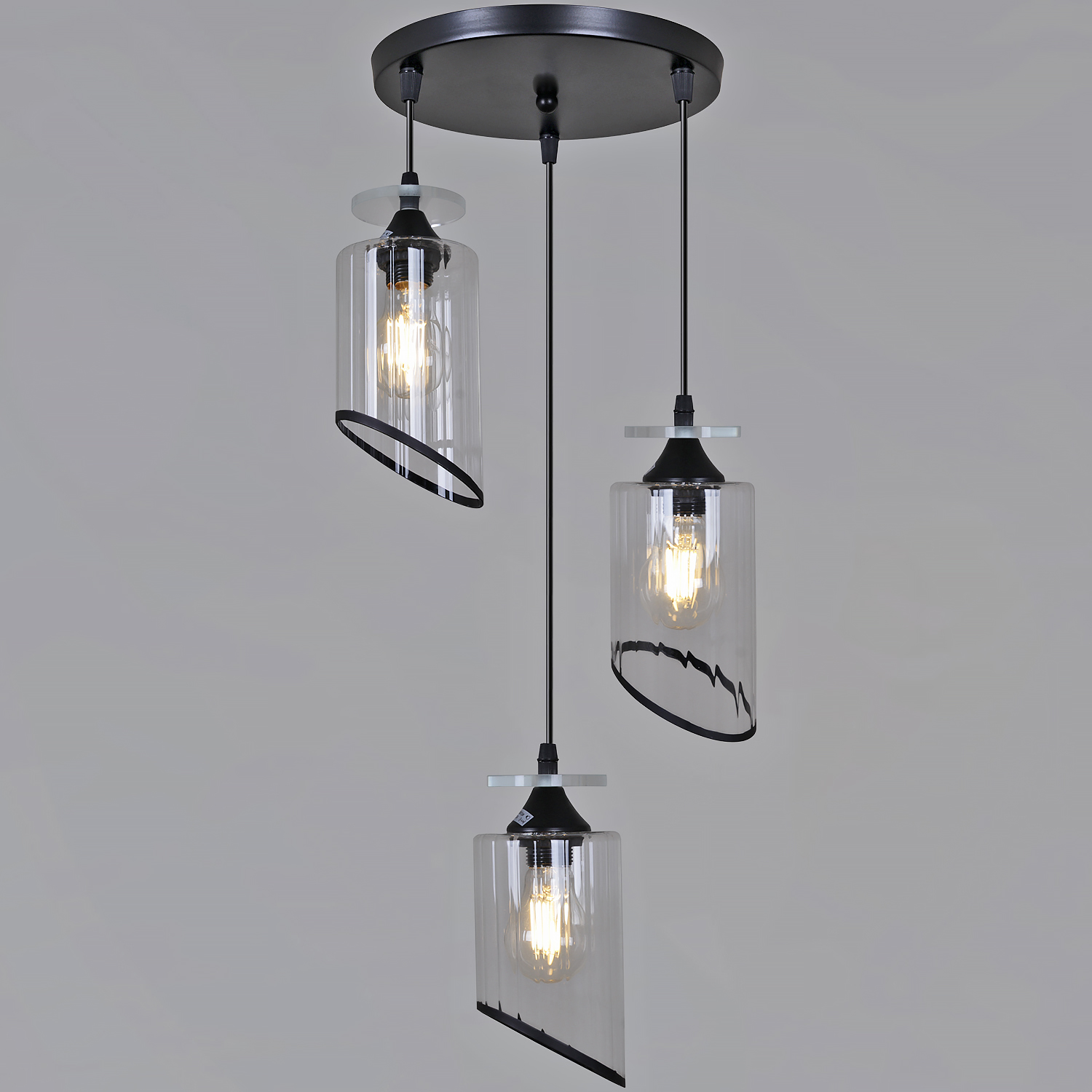 Люстра подвесная 06154-0.9-03 BK