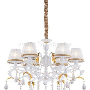 Люстра хрустальная 22476/6 WH+GD