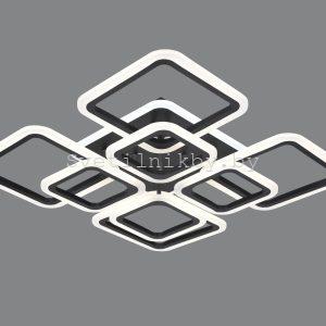 Светильник светодиодный 3012/4+4 BK+RGB