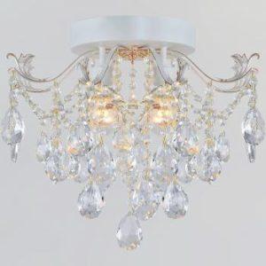 Люстра хрустальная 04037-0.3-04 WH+GOLD PN