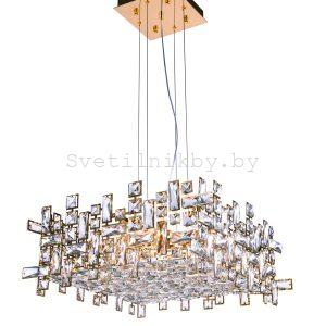 Люстра хрустальная 2874E/8A GOLD+CLEAR