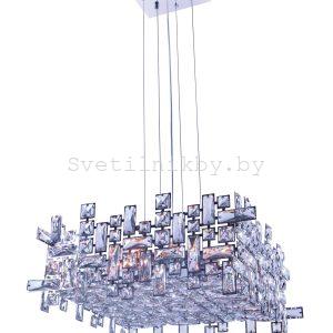 Люстра хрустальная 2874R/8A CHROME+CLEAR