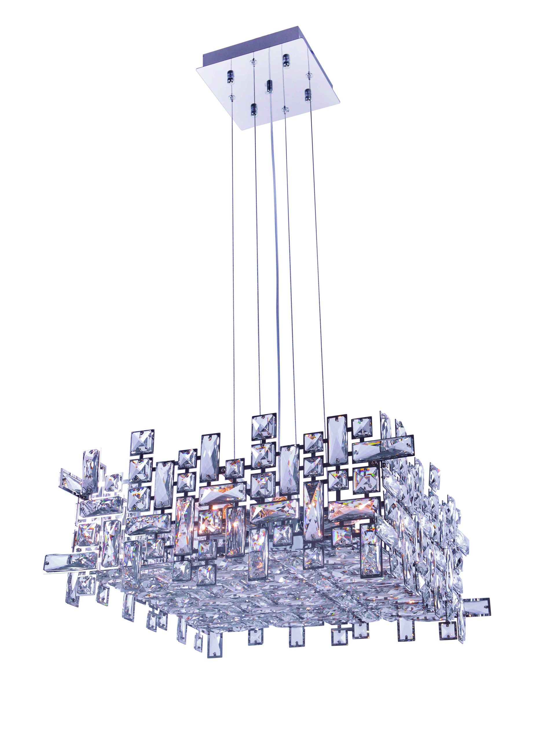 Люстра хрустальная 2874R/8A CHROME+CLEAR