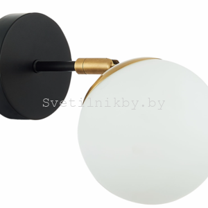 Бра 74542/1W ANTIQUE BRASS+BLACK