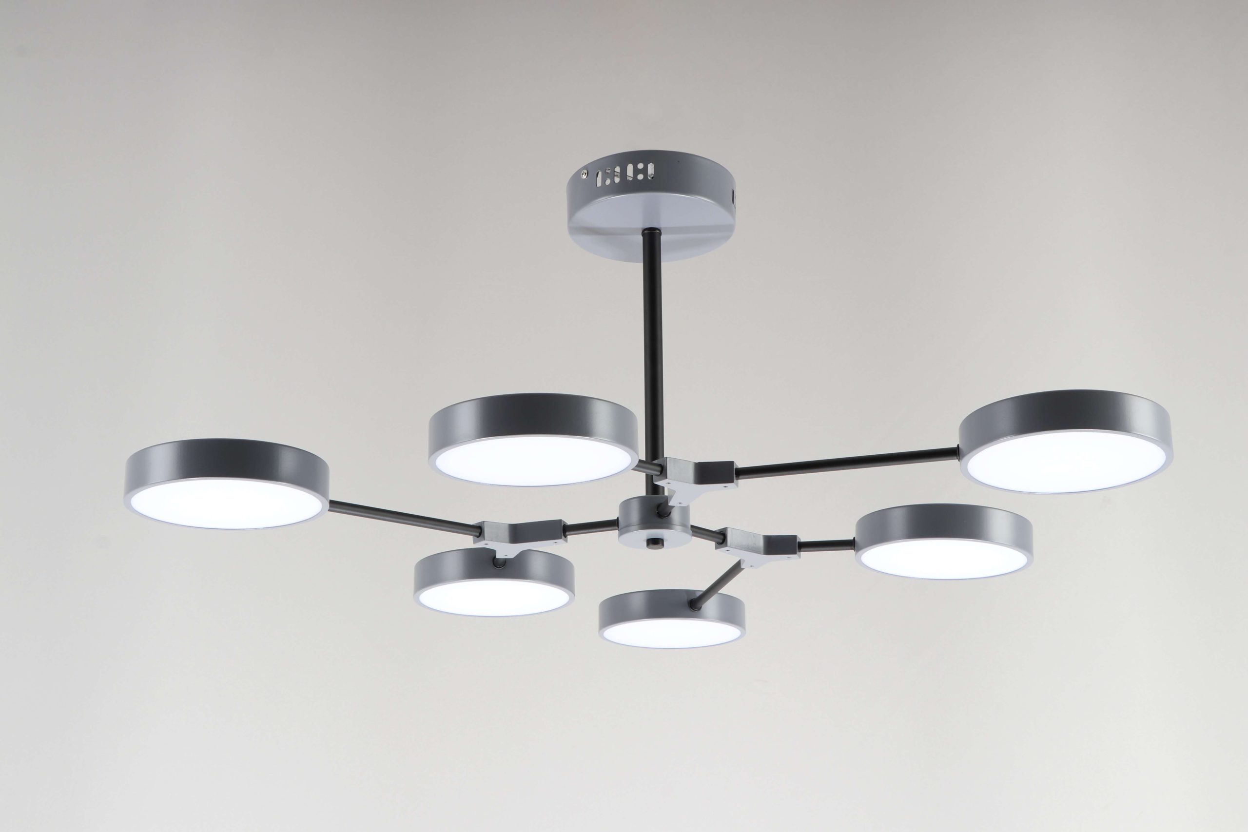 Светильник светодиодный 18045STD/6 GY+BK