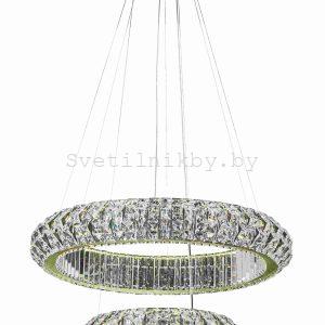 Светильник светодиодный 106PLSK/D800+500BB SAND NICKEL