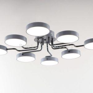 Светильник светодиодный 18054STD/8 GY+BK