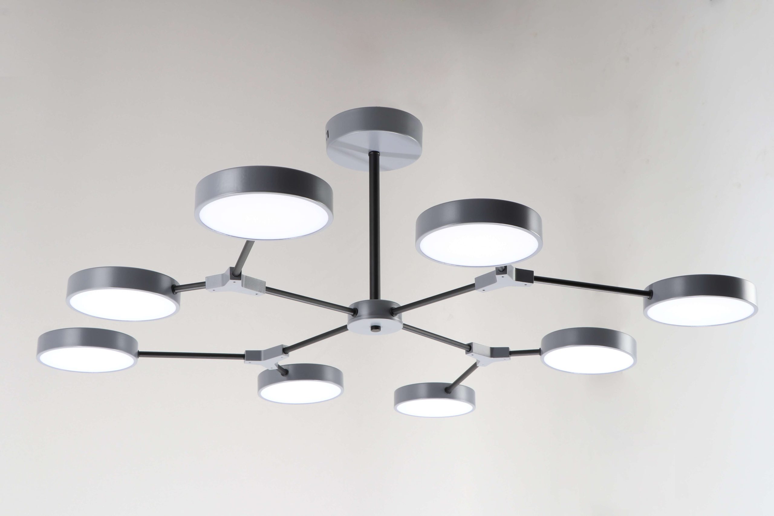 Светильник светодиодный 18045STD/8 GY+BK