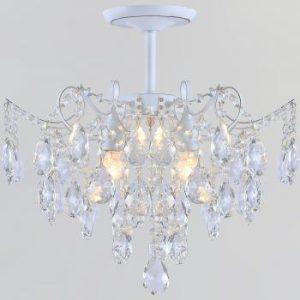 Люстра хрустальная 04058-0.3-04 WH+GOLD PN