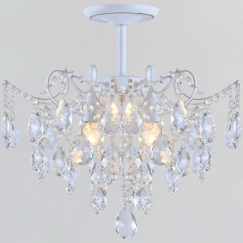 Люстра хрустальная 04058-0.3-04 WH+GOLD PN