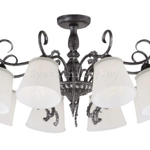 Люстра 85624/8A BK+SV