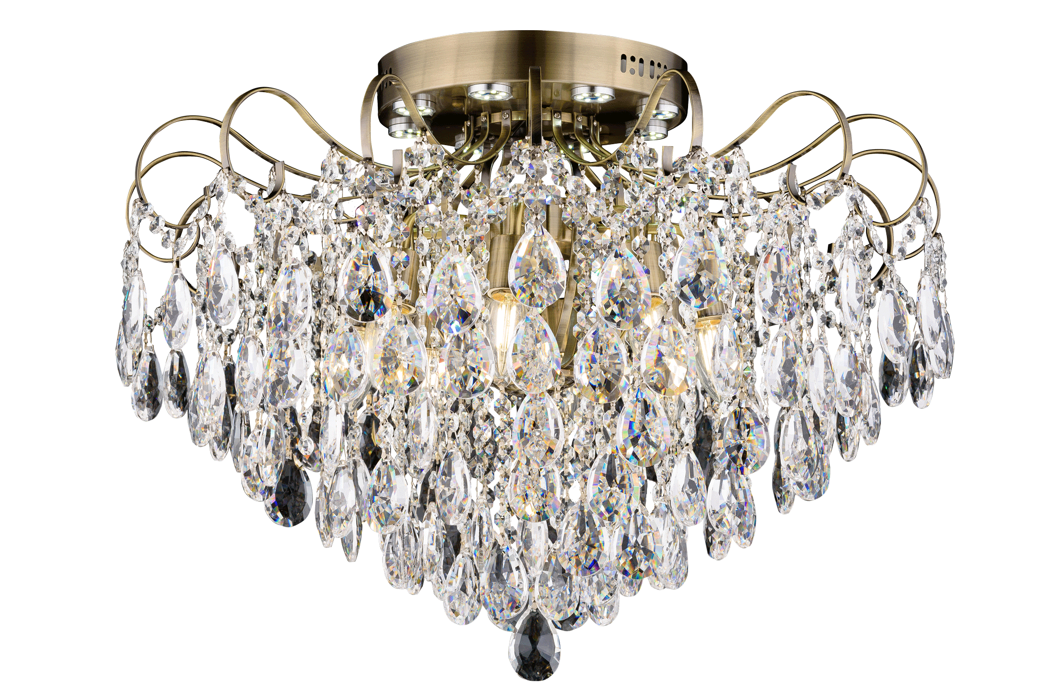 Люстра хрустальная 1502/8+8 AB