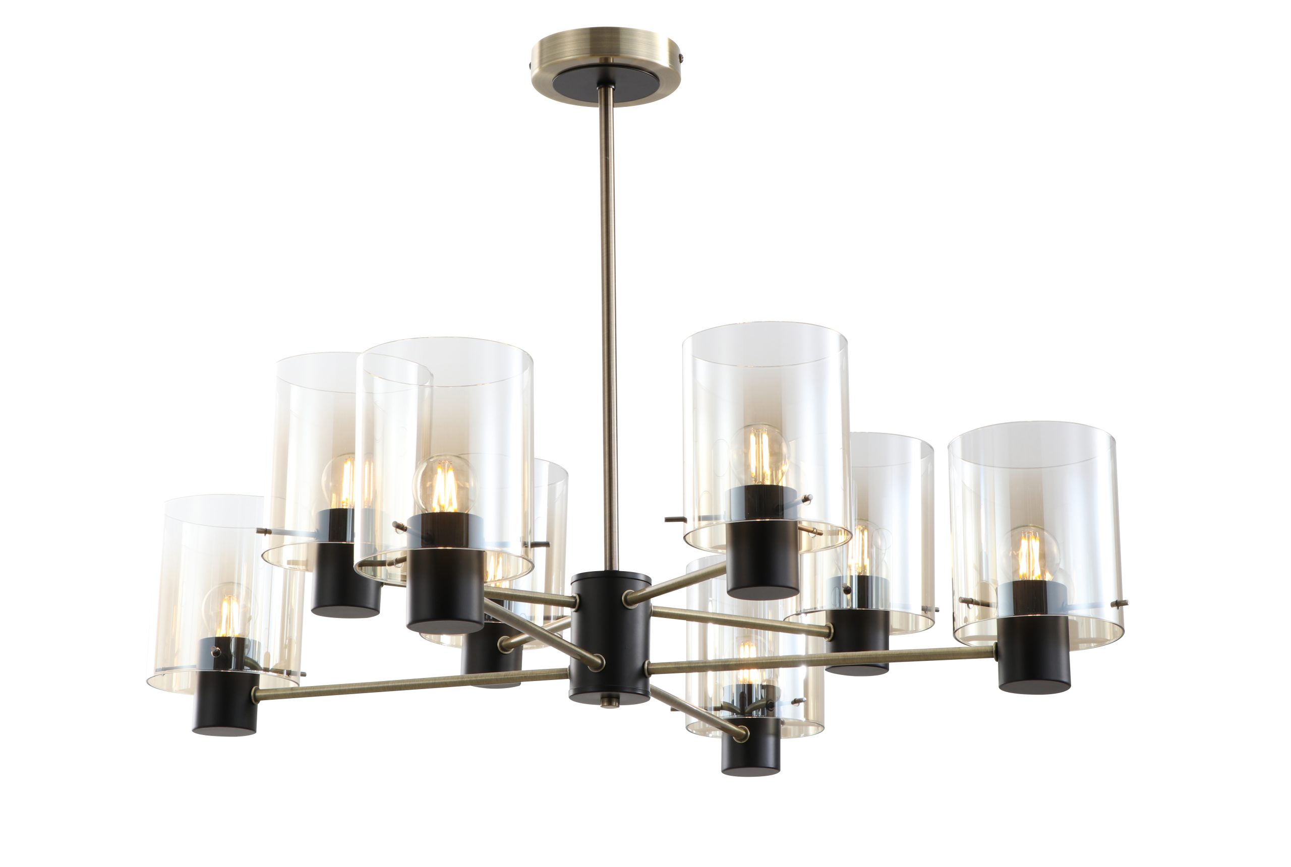 Люстра 15600STD/8 BK+AB