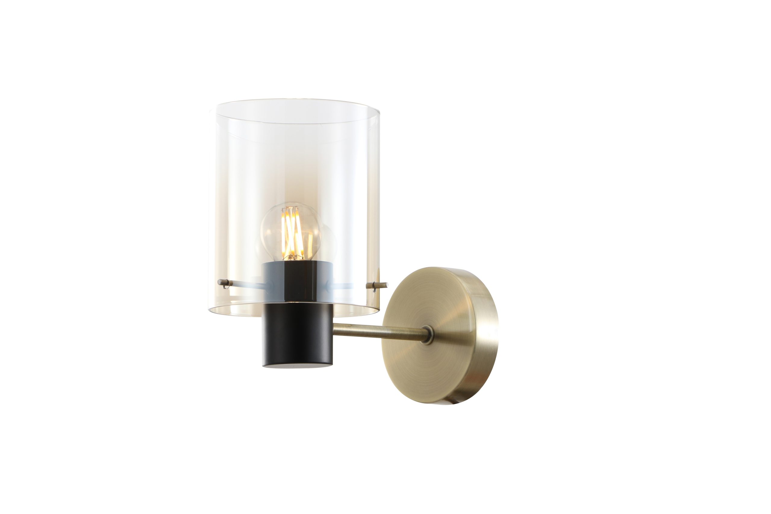 Бра 15600STB/1 BK+AB