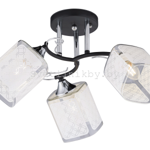 Люстра 1128/3 BK+CH