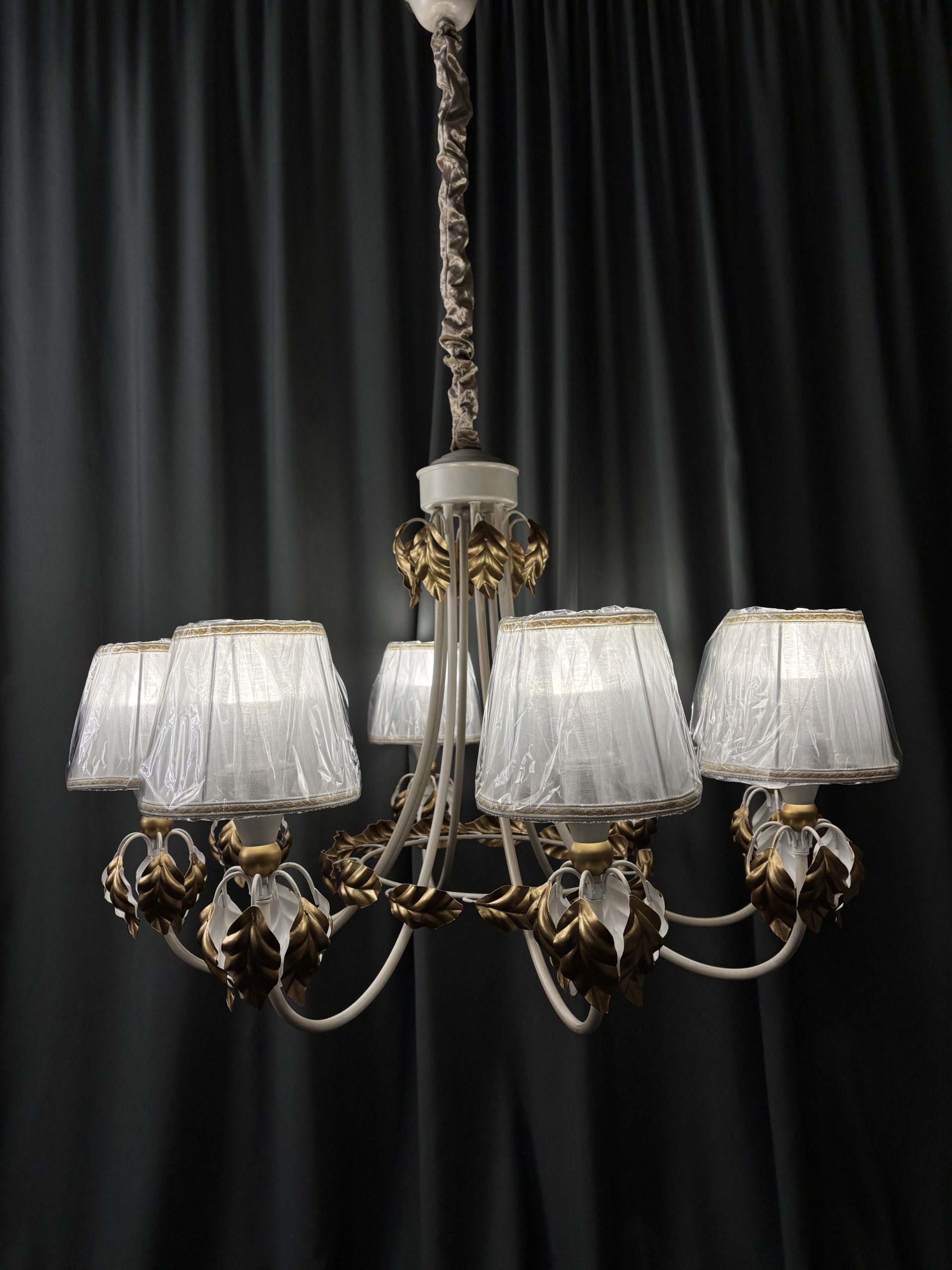 Люстра подвесная 3202/8 FWH+GO — изображение 3