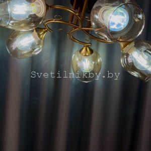 Люстра 4613/5 FG+BK