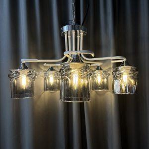 Люстра 3644/5 WT+CR