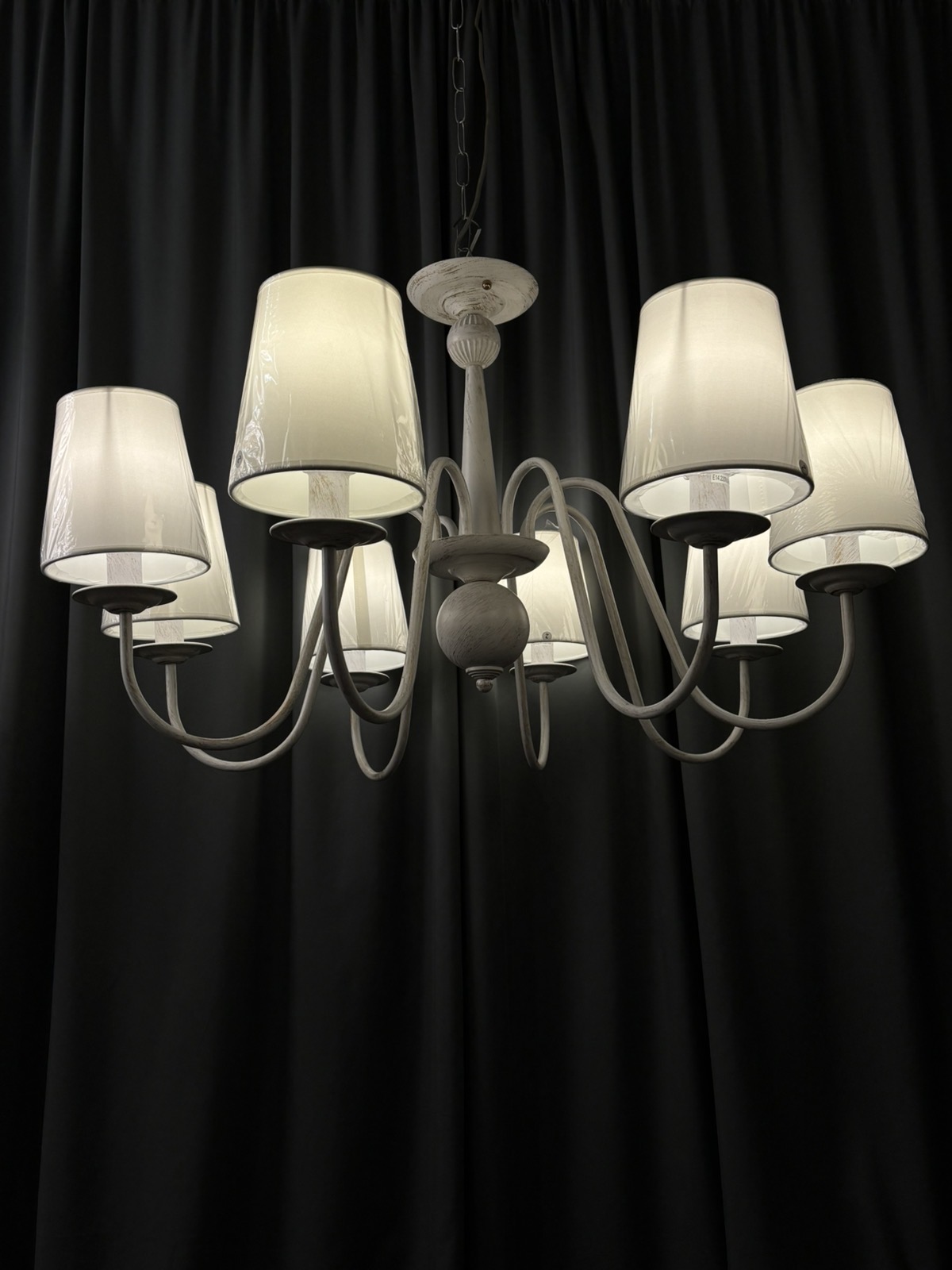 Люстра 8015/8 WT+патина — изображение 2