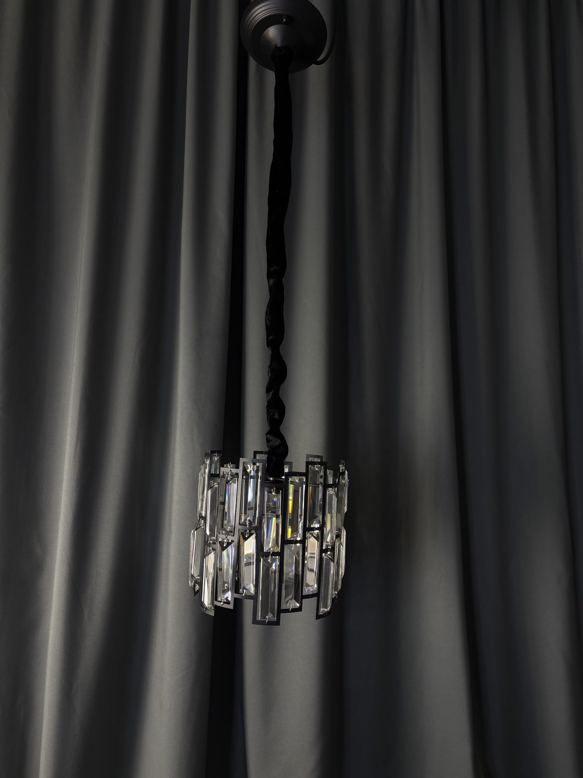 Люстра хрустальная 89012/1S BK — изображение 2