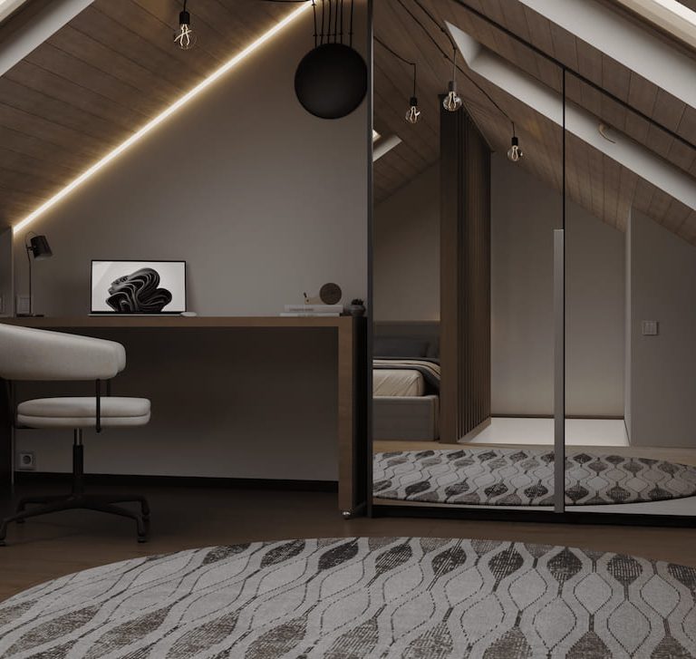 Светильники для мансарды со скошенным потолком — правила выбора и идеи дизайна